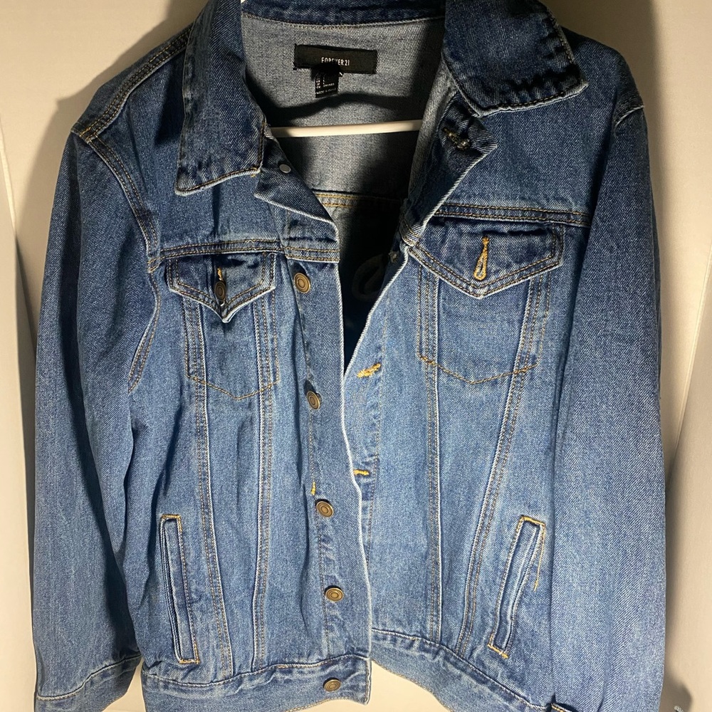 Over size Jean jacket - Picture 1 of 4